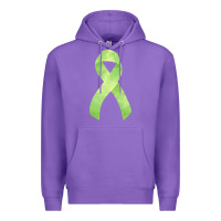 Purple non hodgkin lymphoma cancer ribbon fa element Premium Hoodie - FaDigitalArtStudio