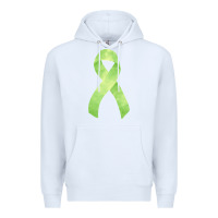 White non hodgkin lymphoma cancer ribbon fa element Premium Hoodie - FaDigitalArtStudio