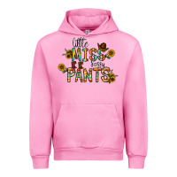 Fuchsia Pink little mıss sassy pants Urban Hoodie - CowhideDigitalArt