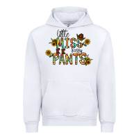 White little mıss sassy pants Urban Hoodie - CowhideDigitalArt