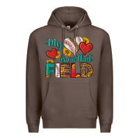 Coffee my heart is on that field baseball Premium Hoodie - HRA Design Shop
