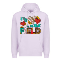 Lilac my heart is on that field baseball Premium Hoodie - HRA Design Shop