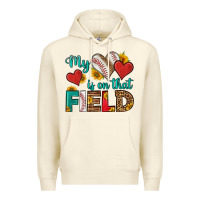 Sandshell my heart is on that field baseball Premium Hoodie - HRA Design Shop