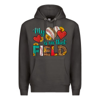 Smoke my heart is on that field baseball Premium Hoodie - HRA Design Shop