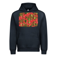Navy watermelon leopard pattern background Urban Hoodie - HRA Design Shop