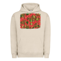 Pigment French Oak watermelon leopard pattern background Urban Hoodie - HRA Design Shop