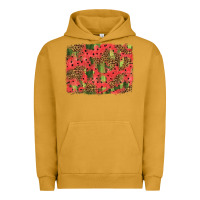 Pigment Peanut Butter watermelon leopard pattern background Urban Hoodie - HRA Design Shop