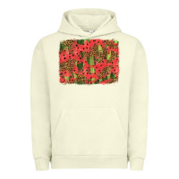 Pigment Pistachio watermelon leopard pattern background Urban Hoodie - HRA Design Shop