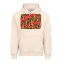 Sandshell watermelon leopard pattern background Urban Hoodie - HRA Design Shop