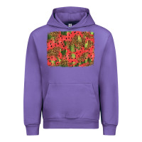 Tulip watermelon leopard pattern background Urban Hoodie - HRA Design Shop