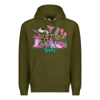 Army Green ekg tech Premium Hoodie - AdoDesignShop