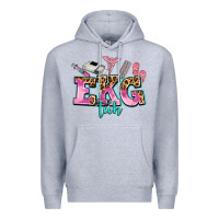 Heather Grey ekg tech Premium Hoodie - AdoDesignShop