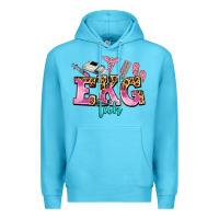 Ocean Blue ekg tech Premium Hoodie - AdoDesignShop