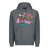 Rock ekg tech Premium Hoodie - AdoDesignShop