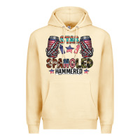 Pina Colada star spangled hammered Premium Hoodie - CowhideDigitalArt