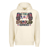 Tofu star spangled hammered Premium Hoodie - CowhideDigitalArt
