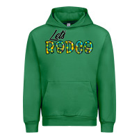 Emerald let's rodeo Urban Hoodie - CowhideDigitalArt