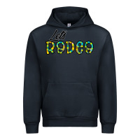 Navy let's rodeo Urban Hoodie - CowhideDigitalArt