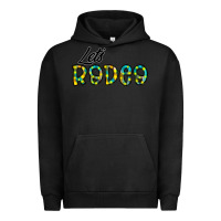 Pigment Black let's rodeo Urban Hoodie - CowhideDigitalArt