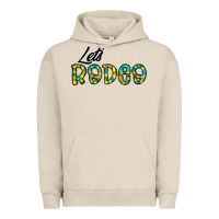Pigment French Oak let's rodeo Urban Hoodie - CowhideDigitalArt