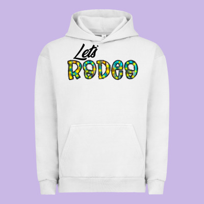 Let's Rodeo Urban Hoodie Designed By Cowhidedigitalart