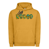 Pigment Peanut Butter let's rodeo Urban Hoodie - CowhideDigitalArt