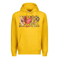 Lemon peace love 100 days of school Premium Hoodie - RacoonDesign