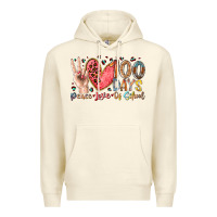 Sandshell peace love 100 days of school Premium Hoodie - RacoonDesign