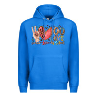 True Royal peace love 100 days of school Premium Hoodie - RacoonDesign