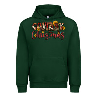 Foreset Green cowboy christmas Urban Hoodie - FaDigitalArtStudio