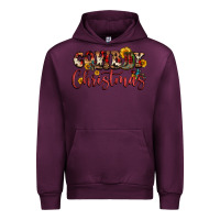 Mauve Wine cowboy christmas Urban Hoodie - FaDigitalArtStudio