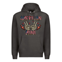 Smoke american mini Premium Hoodie - CowhideDigitalArt