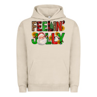 Pigment French Oak feelin' jolly Urban Hoodie - FaDigitalArtStudio