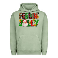 Pigment Oil Green feelin' jolly Urban Hoodie - FaDigitalArtStudio