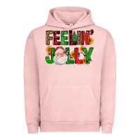 Pigment Salmon feelin' jolly Urban Hoodie - FaDigitalArtStudio