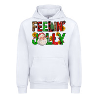 White feelin' jolly Urban Hoodie - FaDigitalArtStudio