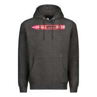 Charcoal Heather pink crayon fa element Premium Hoodie - FaDigitalArtStudio