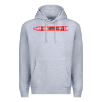 Heather Grey pink crayon fa element Premium Hoodie - FaDigitalArtStudio