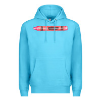 Ocean Blue pink crayon fa element Premium Hoodie - FaDigitalArtStudio