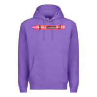 Purple pink crayon fa element Premium Hoodie - FaDigitalArtStudio