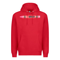Red pink crayon fa element Premium Hoodie - FaDigitalArtStudio