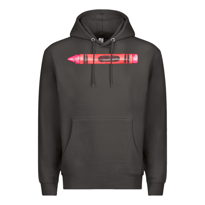 Pink Crayon Fa Element Premium Hoodie by FaDigitalArtStudio | Teevron