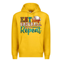 Lemon eat sleep baseball repeat Premium Hoodie - HRA Design Shop