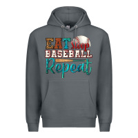 Eat Sleep Baseball Repeat Premium Hoodie | Teevron