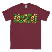 Burgundy avocados with wood and leopard background 11 oz mug Classic Tee - BarkalooDesign