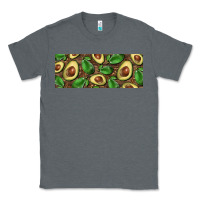 Charcoal Heather avocados with wood and leopard background 11 oz mug Classic Tee - BarkalooDesign