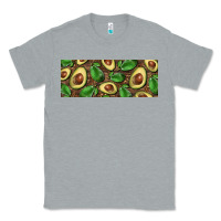 Heather Grey avocados with wood and leopard background 11 oz mug Classic Tee - BarkalooDesign