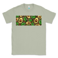 Matcha avocados with wood and leopard background 11 oz mug Classic Tee - BarkalooDesign