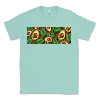 Seafoam avocados with wood and leopard background 11 oz mug Classic Tee - BarkalooDesign