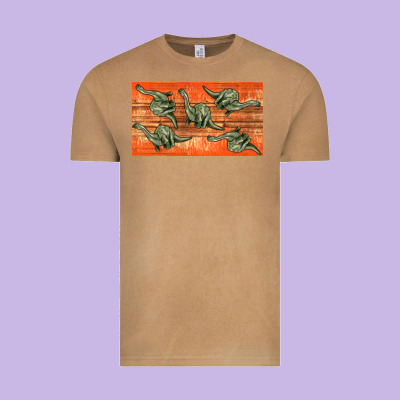 Dinosaur Brontosaurus Sippy Cup Vintage Tee Designed By Artiststas